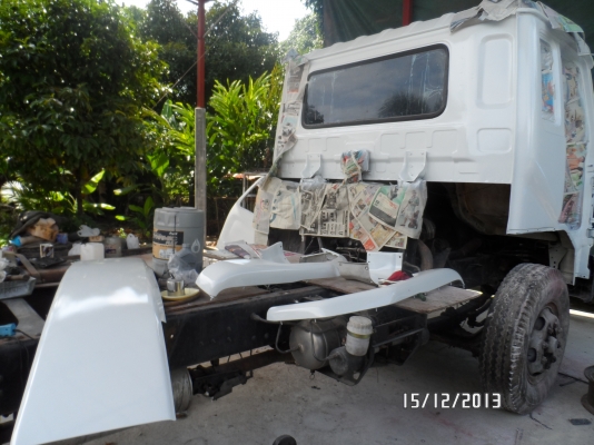 ขายด่วน รถห้าง 6 ล้อ NISSAN PKB 454  220 แรง terbo ปี 48 หัว-คัสซี่ยาว 7.50 เมตร ราคา 790000