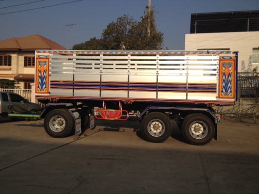 ขายด่วนค่ะ พ่วง3เพลา 6.80เมตร สูง1.60เมตร ยางเรเดียล ขายด่วนค่ะ พ่วง3เพลา 6.80เมตร สูง1.60เมตร ยางเรเดียล