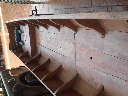 ขาย เรือไม้ 10 ศอก เครื่องhonda 13 แรง