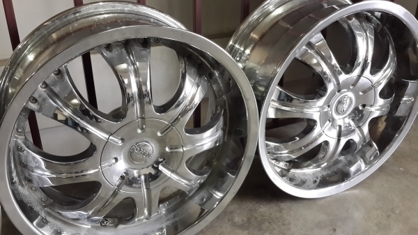 ขอบ 20 VIP 6 รู กว้าง 8.5 ออฟ 25 ครบชุด 4วง