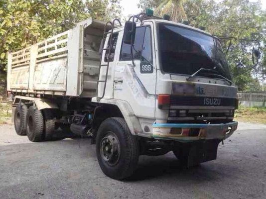 ขายรถบรรทุกสิบล้อดั๊มพ์ Isuzu เครื่อง 240 แรง หัวขาว เกียร์ฟูลเลอร์ กระบะสามมิตร ทะเบียนพร้อม ขายรถบรรทุกสิบล้อดั๊มพ์ Isuzu เครื่อง 240 แรง หัวขาว เกียร์ฟูลเลอร์ กระบะสามมิตร ทะเบียนพร้อม