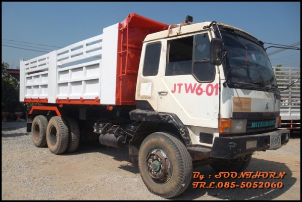 ขายด่วน 10 ล้อ ดั้ม MITSUBISHI FUSO 527M-TF  260 แรง เทอร์โบ สภาพเดิมๆ พร้อมใช้งาน ราคาสุดคุ้ม