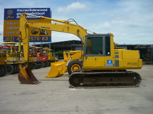 รถขุด Komatsu PC120-3 รถเก่านอก นำเข้าจากญี่ปุ่น พร้อมลุยงาน 091 695-6445