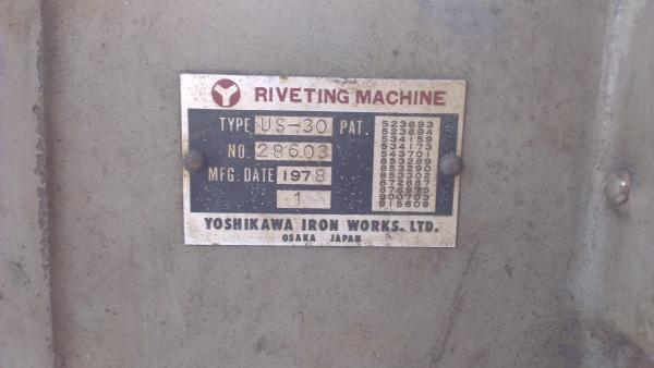 Sell> เครื่องย้ำแผ่นครัชมือสอง ของญี่ปุ่น สภาพพร้อมใช้งานครับ ไฟ 3 เฟส 380V. นครปฐมครับ Sell> เครื่องย้ำแผ่นครัชมือสอง ของญี่ปุ่น สภาพพร้อมใช้งานครับ ไฟ 3 เฟส 380V. นครปฐมครับ