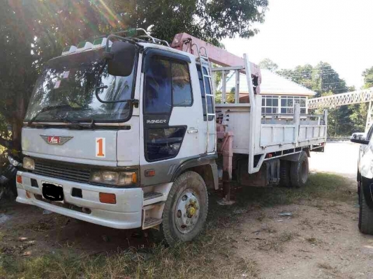 ขายรถติดเครนHINO 195 แรง ติดเครนTADANO 3 ตัน