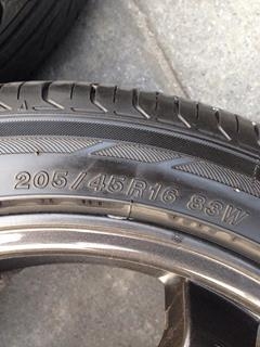 ขาย TE37 ขอบ16 พร้อมยาง YOKOHAMA EARTH1 ดอกเต็ม ยกชุด ถูกๆ หรือ แยก ได้