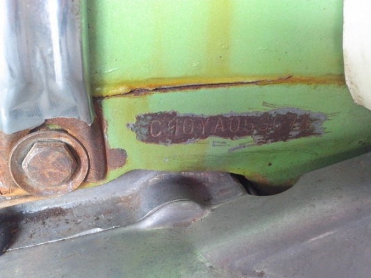 ขาย C90YA ถังแยกทะเบียนโอนภาษี57