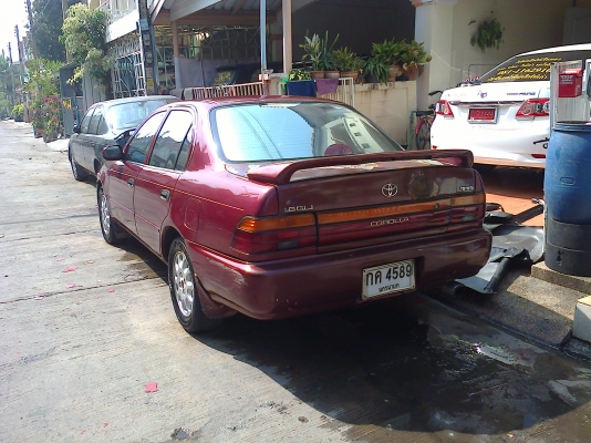 ขายรถ TOYOTA 3ห่วง AE101 ปี1993 รถใช้น้ำมัน E85,E20 ไม่เคยติดแก๊ส หัองเครื่องสวยๆเดิมๆ