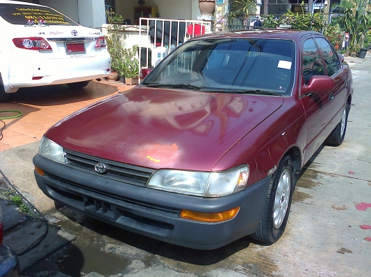 ขายรถ TOYOTA 3ห่วง AE101 ปี1993 รถใช้น้ำมัน E85,E20 ไม่เคยติดแก๊ส หัองเครื่องสวยๆเดิมๆ