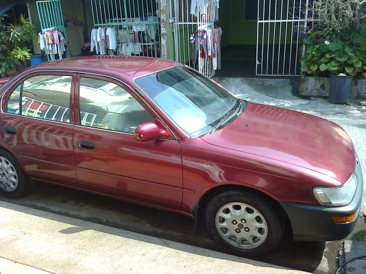 ขายรถ TOYOTA 3ห่วง AE101 ปี1993 รถใช้น้ำมัน E85,E20 ไม่เคยติดแก๊ส หัองเครื่องสวยๆเดิมๆ