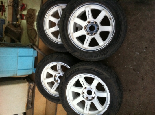 Lenso 18"x9j กระบะ 6 รู  พร้อมยาง 255 55 18