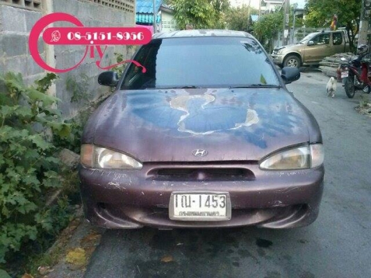 Hyun Dai (ฮุนได) รถปี 94 ติดแก๊สแล้ว ขายตามสภาพ ใช้ได้ตามปกติ ภาษีไม่ขาดด้วย ขาย 26,500 บาทเท่านั้น