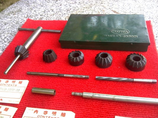 ชุดเครื่องมือช่อมวาล์วเครื่องยนต์ทั้งชุด ซ่อมบุชวาล์วและบ่าวาล์วมีหลายองศาให้เลือกใช้ของญี่ปุ่นแท้