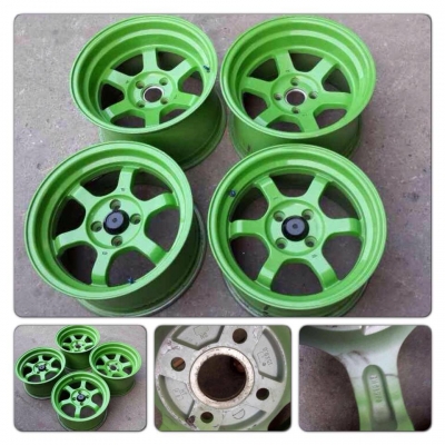 ขายแม็กมือ2 ขอบ15 TE37V 4รู100 หน้า 8 หลัง 9 ราคา 8,500 B ถูก