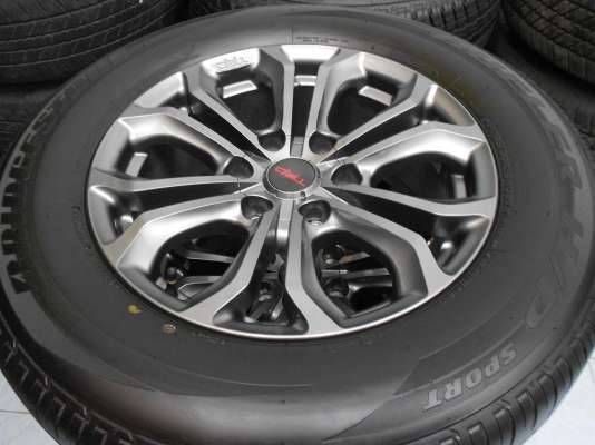 ขายล้อแม็ก Fortuner TRD 4 แท้ขอบ 18 พร้อมยางบริดสโตนป้ายแดงปี 13/เทิร์นได้-ใส่ฟรีค่ะ
