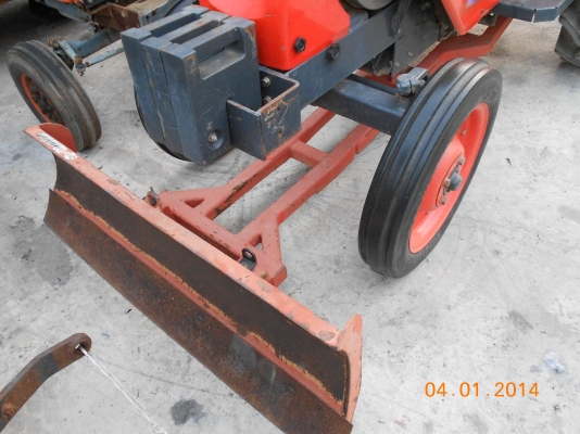 ขายรถไถคูโบต้า KRT140 PTO พร้อมใบดันหน้าคูโบต้า