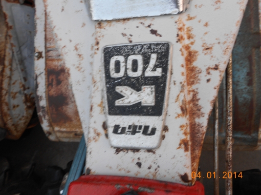 ขายด่วน รถไถคูโบต้าพรวนดิน K700 เก่านอก