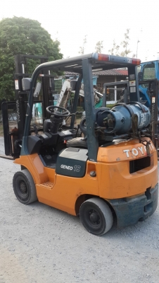 ขาย Forklift Toyota 40-7FG15 รถนำเข้าติดแก๊ส สภาพดีพร้อมใช้งาน