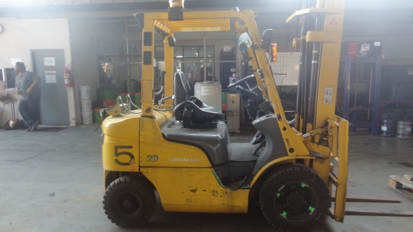 ขายรถโฟล์คลิฟท์ MITSUBISHI FG20 เบนซิล+แก็สlpg