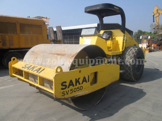 รบบด 2007 Sakai SV505 (สั่นสะเทือน) เครื่องจักรมือสองเนาเข้าจากต่างประเทศ สภาพพร้อมใช้งาน ชั่วโมงทำงาน 3,126 ชม.