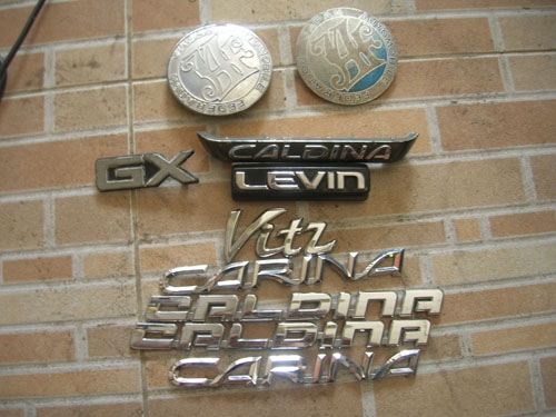 (Retro Shop)โลโก้JAF + Levin + โลโก้อื่นๆ ติดกระจัง