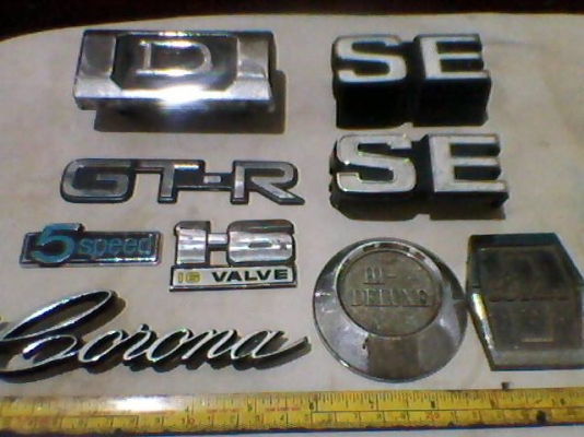 (Retro Shop)โลโก้JAF + Levin + โลโก้อื่นๆ ติดกระจัง