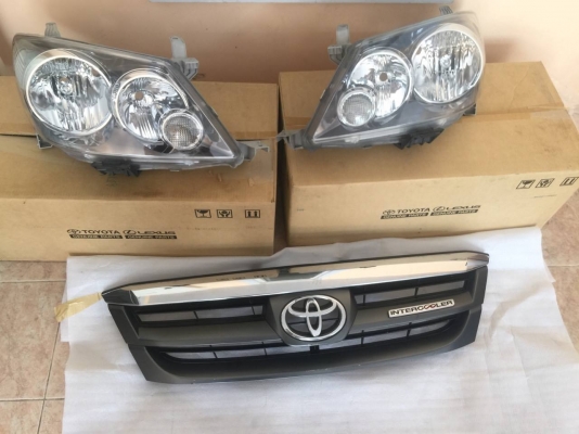 ไฟหน้า-ไฟท้าย-กระจังหน้า Fortuner 05-08 สภาพใสใส ไฟหน้า-ไฟท้าย-กระจังหน้า Fortuner 05-08 สภาพใสใส