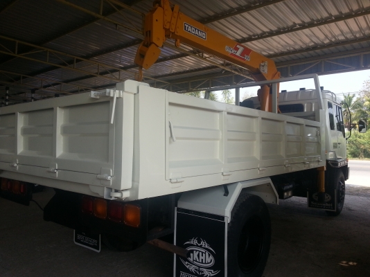 รถดั๊มFUSO FK455H 160แรง ดั๊มติดเครน