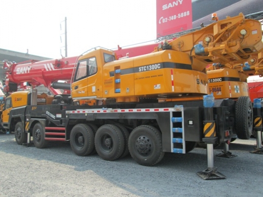 จำหน่ายรถเครน ยี่ห้อ SANY รุ่น STC ขนาด 130 ตัน (เข้าถึงไทยแล้วพร้อมให้คุณมาทดลองดูคุณภาพได้แล้ววันนี้)