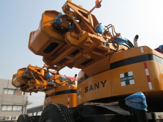 จำหน่ายรถเครน ยี่ห้อ SANY รุ่น STC ขนาด 130 ตัน (เข้าถึงไทยแล้วพร้อมให้คุณมาทดลองดูคุณภาพได้แล้ววันนี้)