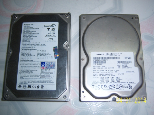 ฮาร์ดดิช 120/80 GB / IDE ใช้งานใด้ปกติดีครับ