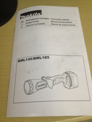 ไฟฉาย Makita BML185 18V ไม่รวมแบ็ตและที่ชาร์จ ไฟฉาย Makita BML185 18V ไม่รวมแบ็ตและที่ชาร์จ