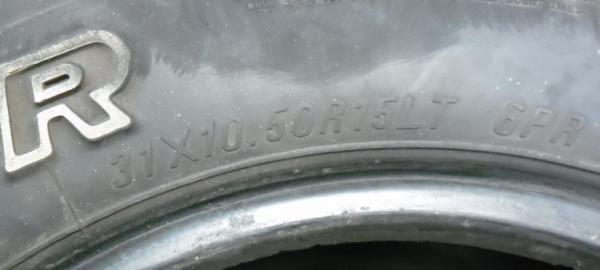 ยาง MUD 31 x10.5 ขอบ 15 มี 1คู่ Maxxis 2000.-