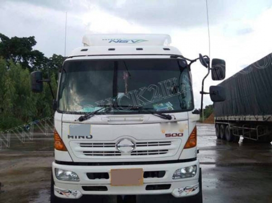 รถบรรทุก 10 ล้อหัวลาก พร้อมหาง ยี่ห้อ HINO 500 NGV 260 แรงม้า รถบรรทุก 10 ล้อหัวลาก พร้อมหาง ยี่ห้อ HINO 500 NGV 260 แรงม้า