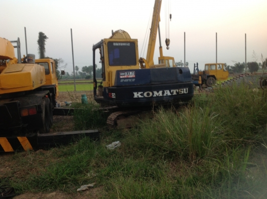 ขายรถแบคโฮ PC60-5 สภาพใช้งานได้ดี เอวแน่นดี เครื่องดีปั๊มดี ลอเลอร์เต็ม โซ่ดี