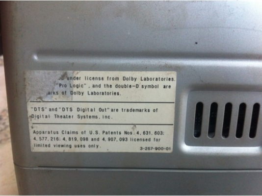 เครื่องเล่น DVD Sony VRS import auto part