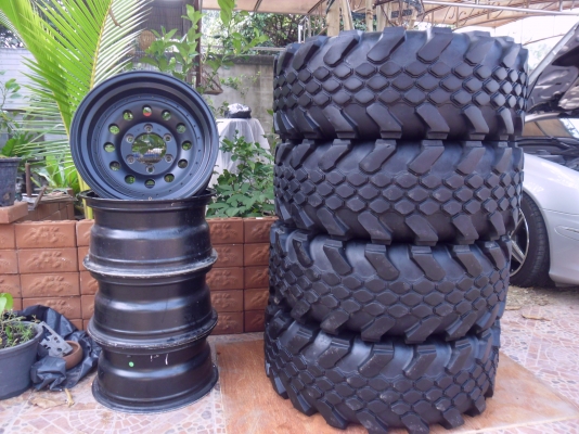 ขายยาง king cobra 35+10.5+16 ปี 11 - ล้อหยดน้ำ infinity ขอบ 16 -28 สีดำ