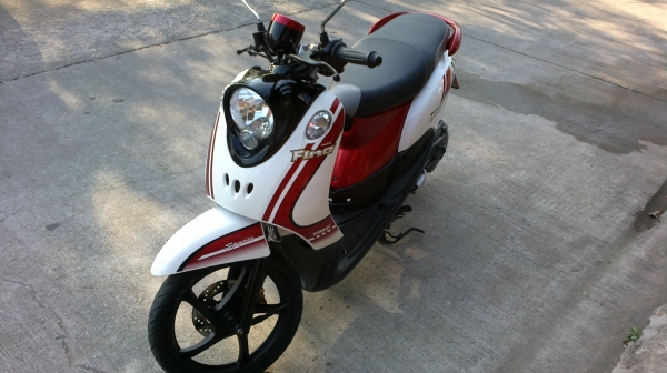 Fino สีขาวแดง  ปี 55 เครื่องเดิมๆแน่นๆ ชุดสีสวยใสกิ๊ก
