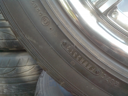 ขายแม็ก18 หกรูพร้อมยางปี12 dulop et20 japan