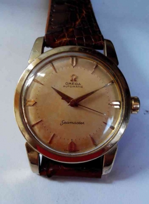 โอเมก้า ซีมาสเตอร์ ออโต้ ทองแปะ สภาพเดิม สวยพร้อมใช้งานครับ