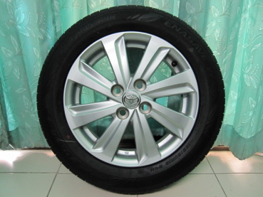 ขายล้อแม็ก New Vios พร้อมยางป้ายแดงปี 13 ขอบ 15