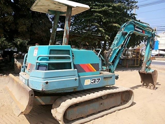 ขายรถขุด-ดัน YANMAR B37>มีVDOให้ชม < (มีลายหัวเจาะ ปั้มนิ้ว ) รถเก่านอก สภาพพร้อมใช้ มีเอกสารแจ้งจำหน่าย