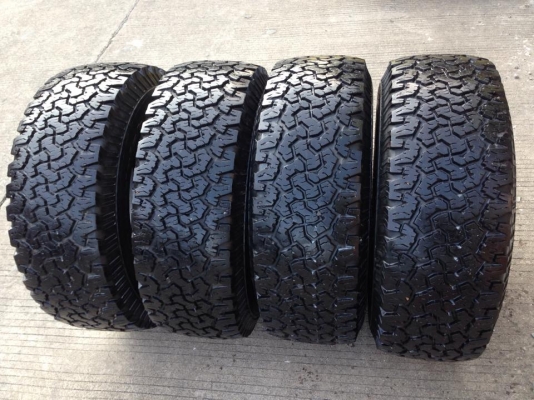 ขายยาง BF GOODRICH ALLTERRAIN 265-70-16 ปลายปี11 ดอกเต็มๆ ครับ ขายยาง BF GOODRICH ALLTERRAIN 265-70-16 ปลายปี11 ดอกเต็มๆ ครับ