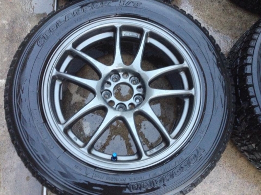 ขายล้อ EMOTION CR KAI 16x7 et35 5/100 สีเทากัล ล้อปี2005 สภาพสวย ขายล้อ EMOTION CR KAI 16x7 et35 5/100 สีเทากัล ล้อปี2005 สภาพสวย