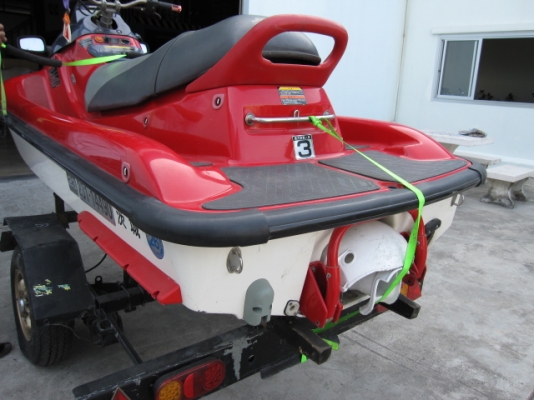 ขายเจ็ทสกี "KAWASAKI 1100 cc."พร้อม เทเลอบรรทุกเรือ สวยๆ