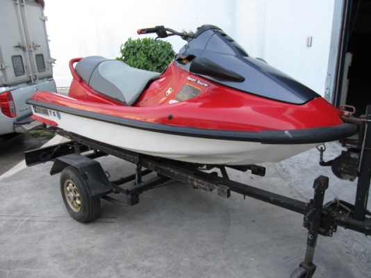 ขายเจ็ทสกี "KAWASAKI 1100 cc."พร้อม เทเลอบรรทุกเรือ สวยๆ