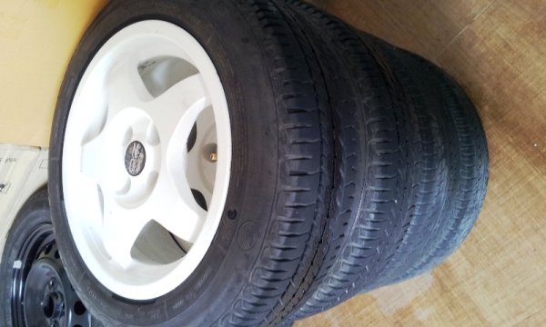 แม็กแท้ OZ ติดยาง ขอบ 15 4รู100