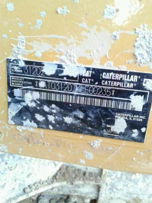 รถแบคโฮ CAT  312D  ( รถทำงาน 1,3xx ซม. )  สนใจติดต่อ 081 - 6079515