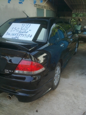 90000ขาย lancer ปี 07 สีดำ เครื่อง1.6 เกียร์ออโต้ พวงมาลัยพาวเวอร์ กระจกไฟฟ้า  ล้อแม็ก ไม่เคยติดแก๊ส รถสวยพร้อมใช้