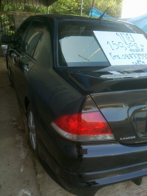 90000ขาย lancer ปี 07 สีดำ เครื่อง1.6 เกียร์ออโต้ พวงมาลัยพาวเวอร์ กระจกไฟฟ้า  ล้อแม็ก ไม่เคยติดแก๊ส รถสวยพร้อมใช้